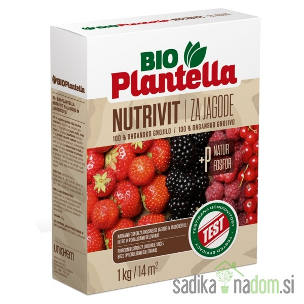 BIO Plantella Nutrivit za jagode in jagodičevje