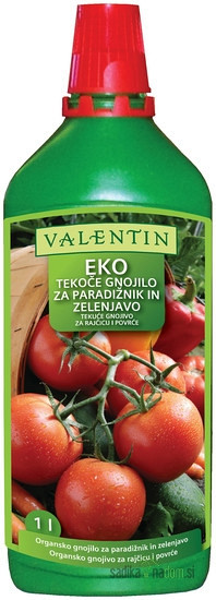 Valentin EKO tekoče gnojilo za paradižnik in zelenjavo