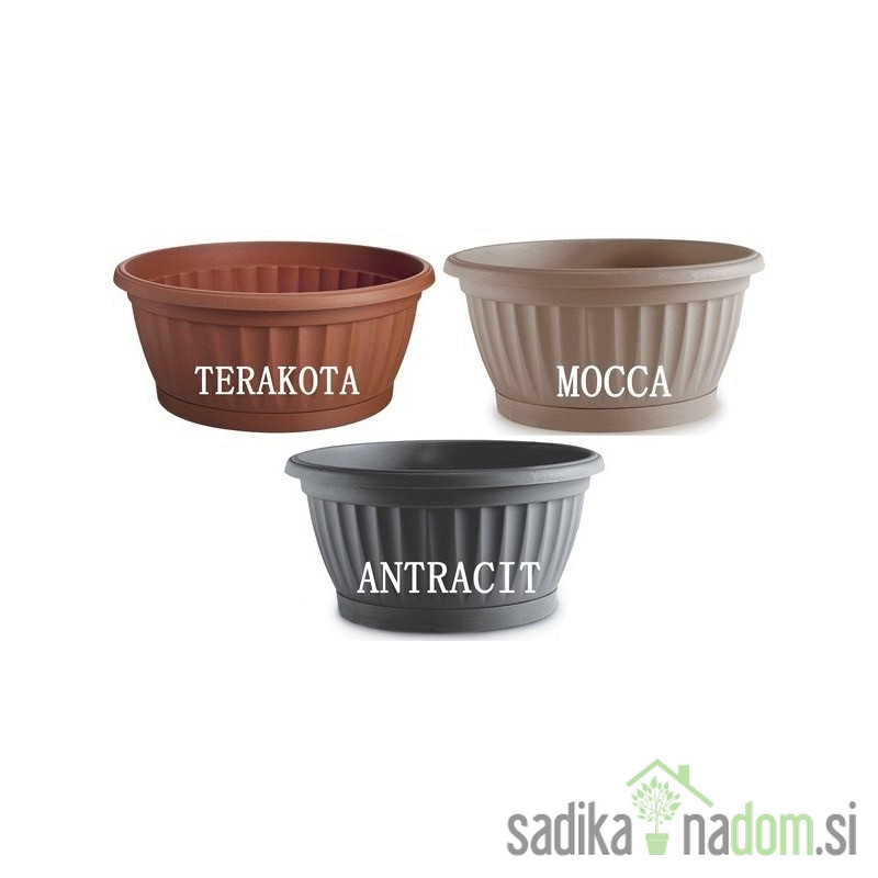 Cvetlična skleda PVC Mediteran