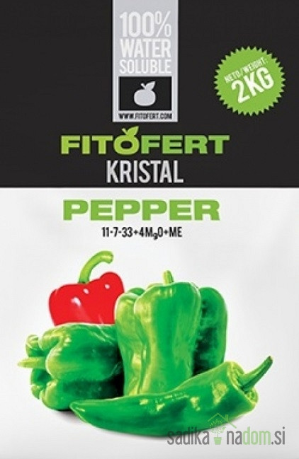 Gnojilo Fitofert kristal Pepper za papriko in čilije 