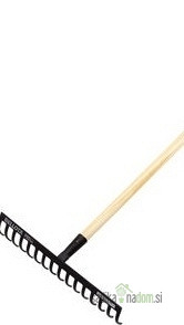 Grablje nasajene (leseno nasadilo)