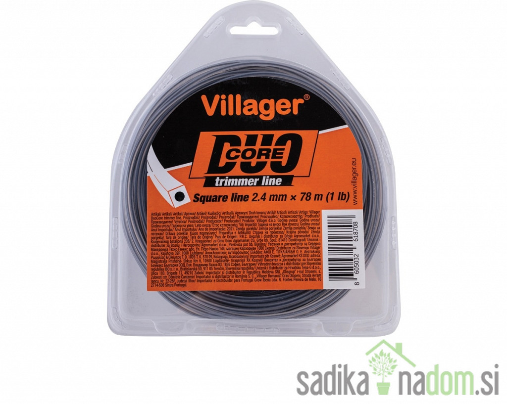 Nitka za koso Duo core kvadratna Villager