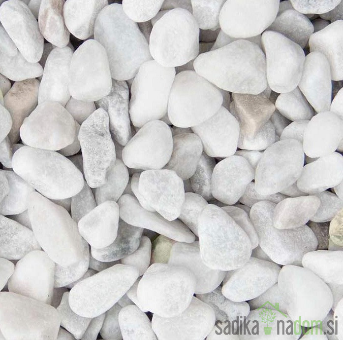 Okrasni pesek prodnik Carrara Bianco - Beli