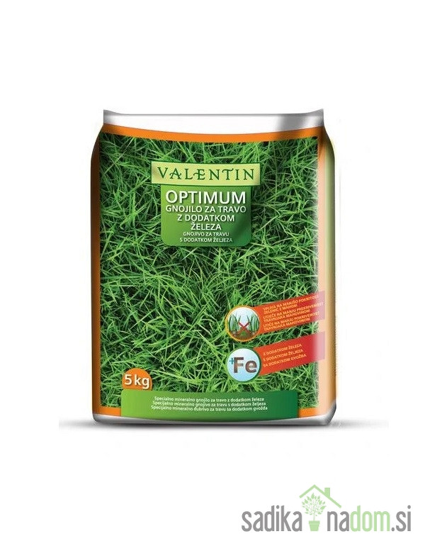 Valentin Optimum gnojilo za travo - z dodanim železom