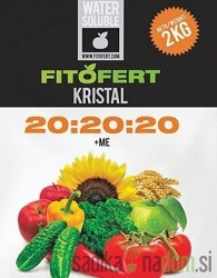 Gnojilo Fitofert kristal za sadje in zelenjavo (20-20-20+ME)