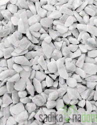 Okrasni pesek lomljenec Carrara Bianco - Beli