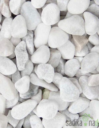 Okrasni pesek prodnik Carrara Bianco - Beli