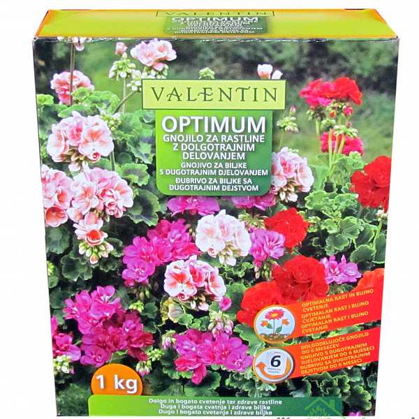 Valentin Optimum gnojilo za rastline z dolgotrajnim delovanjem