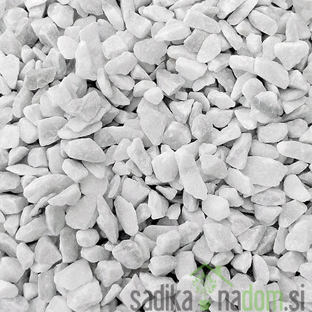 Okrasni pesek lomljenec Carrara Bianco - Beli