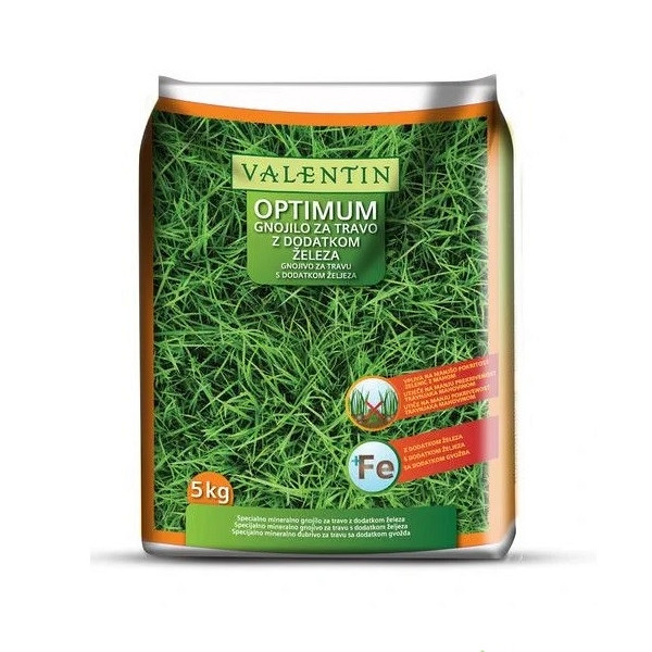 Valentin Optimum gnojilo za travo - z dodanim železom