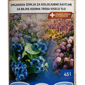 Homeogarden Organska zemlja Substratica Acid Mix - KISLA 